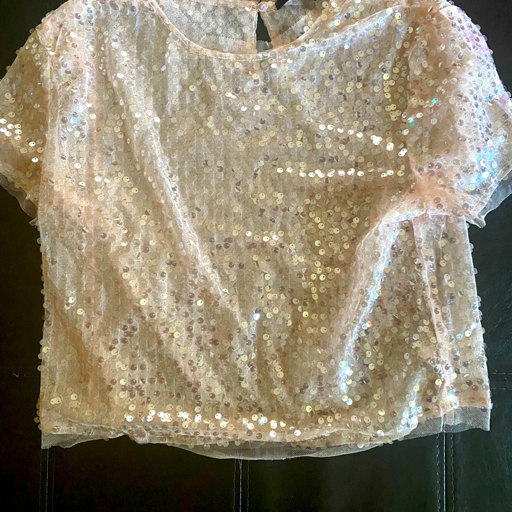 Pink sparkle shirt